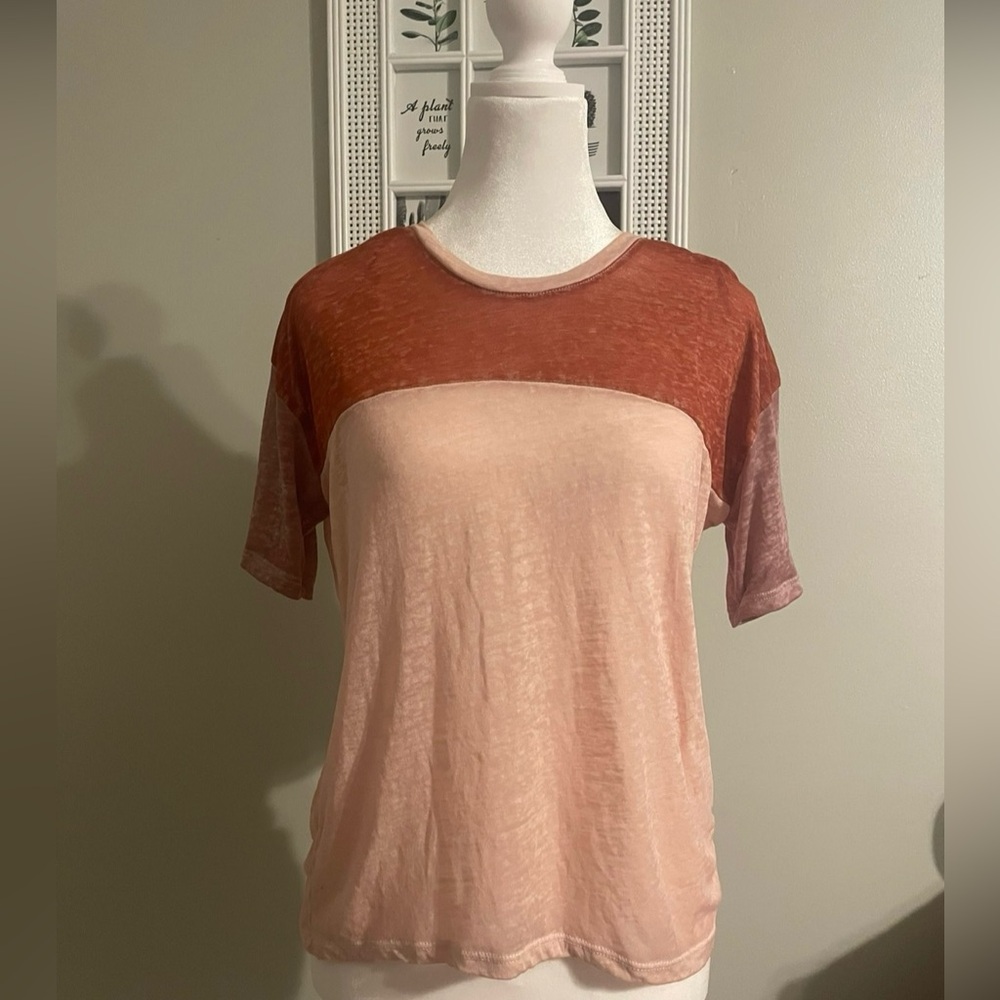True Craft XS Sheer High-low Tee